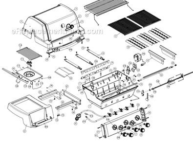 Part Location Diagram of 10472-E38 Broil King Control Bezel